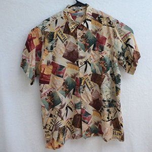 Imprints Hawaiian Shirt, Men's, Size XL
